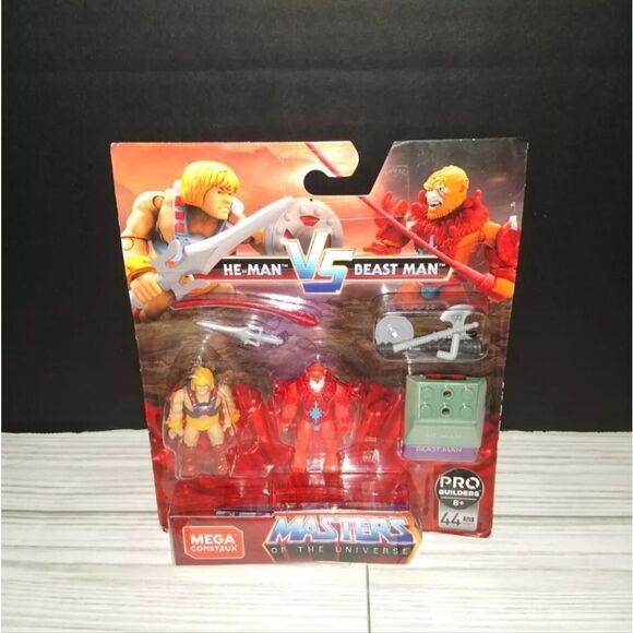 Mega Construx Masters of the Universe HE-MAN VS BEAST MAN Building Toys - Picture 2 of 9